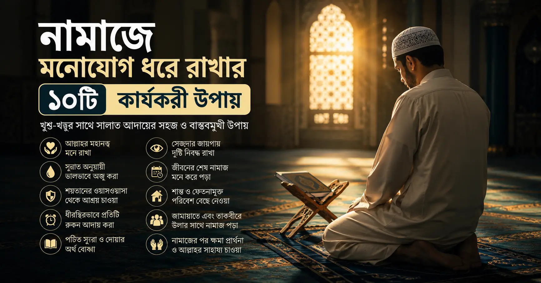 নামাজে মনোযোগ
