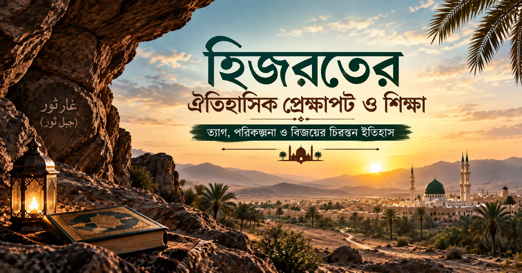 রাসূলুল্লাহ ﷺ-এর ঐতিহাসিক হিজরত ও তার চিরন্তন শিক্ষা