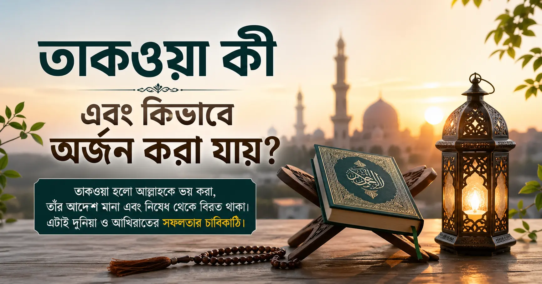 তাকওয়া কী